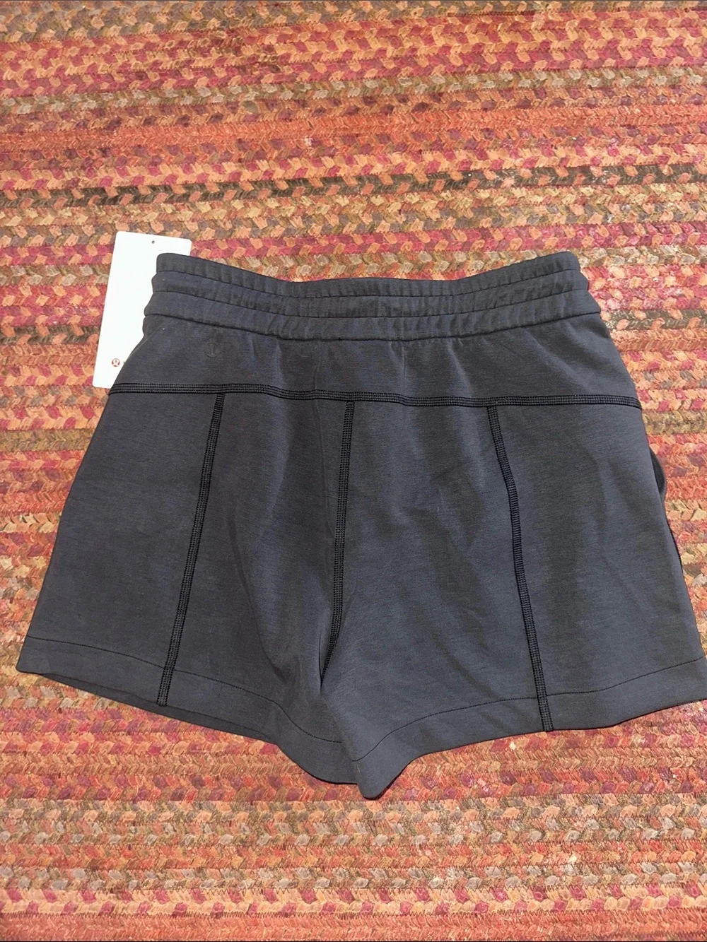 NWT LULULEMON BLACK SOFTSTREME HIGH RISE SHORTS